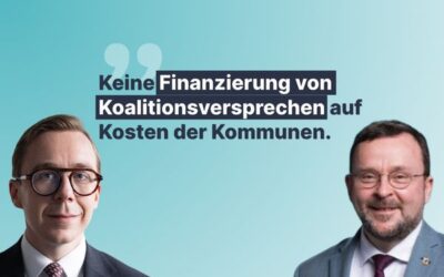 Amthor und Wille: „Keine Finanzierung von Koalitionsversprechen auf Kosten der Kommunen“